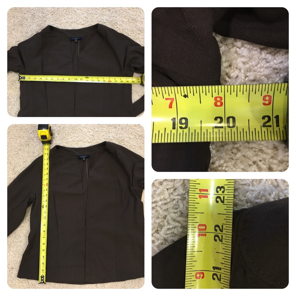 NWT! Talbots brown jacket - Picture 8 of 8